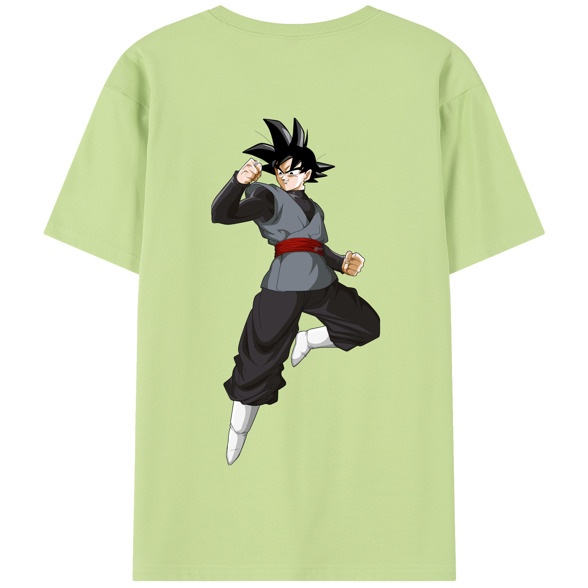 （画像用） ドラゴンボール ベジータ四世（Bejīta Yonsei）DRAGON BALL Vegeta IV 綿100％半袖Tシャツ（背面プリント）